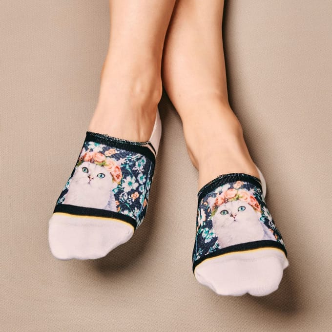 XPOOOS - Georgie Dames Footies - 1-Pack - Maat: One Size