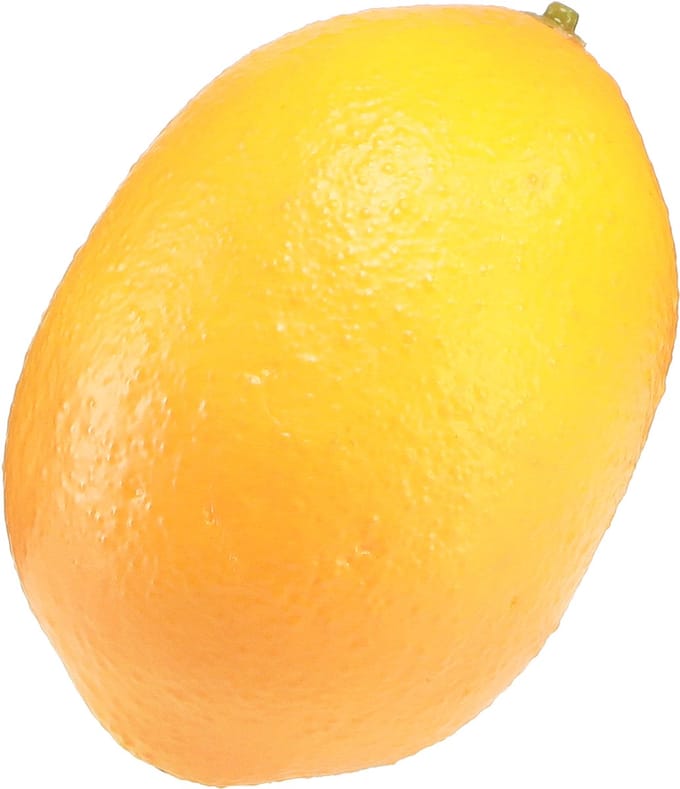 Mediterrane decoratieve citroen kunstcitroen Ø6,5cm 9cm