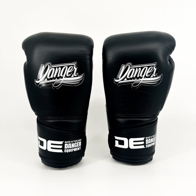 Danger Avatar Bokshandschoenen - Echt Leer - Zwart 12 oz