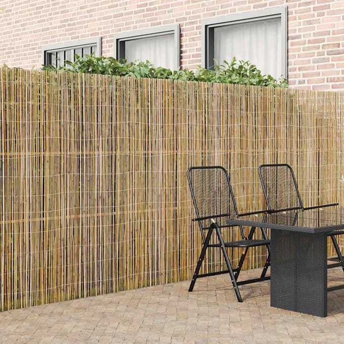 vidaXL - Bamboe - hek - 500 - x - 180 - cm - Bamboe - Naturel