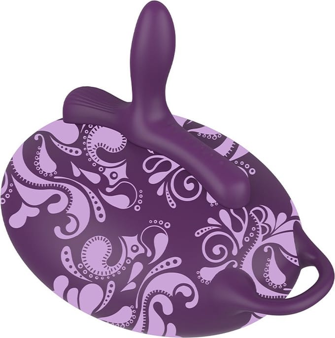 Bouncy Bliss - Classic - Zit-vibrator - Hands-free Vibrator - Vibrator-kussen - Paars