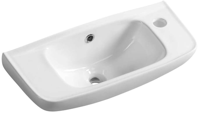 Isvea Small Keramische wastafel 51x22cm, wit