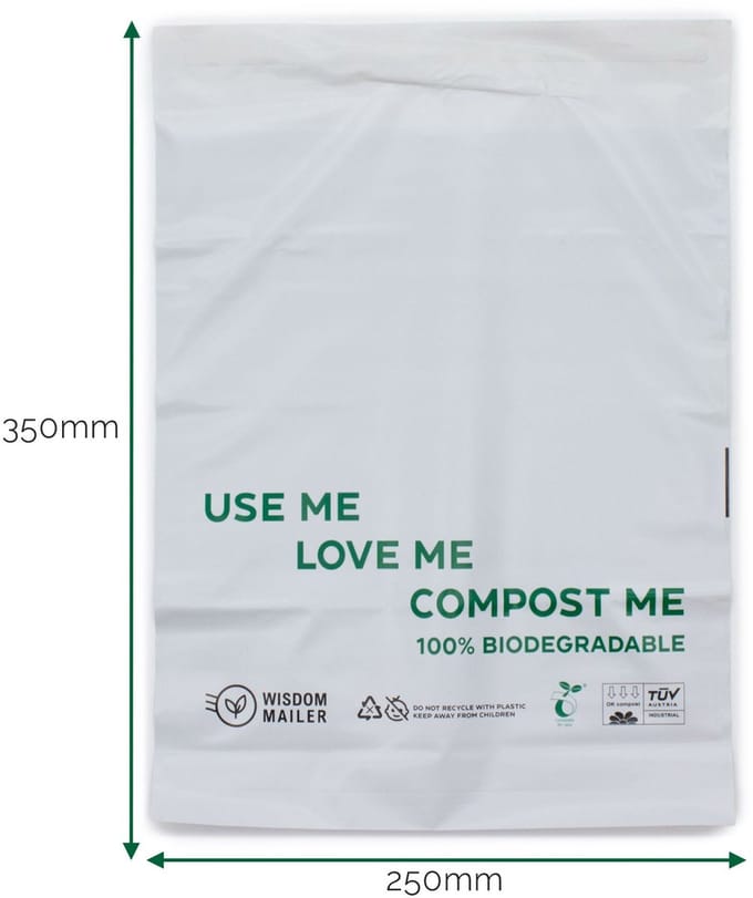 100% Biodegradable Mailer (250x350mm)
