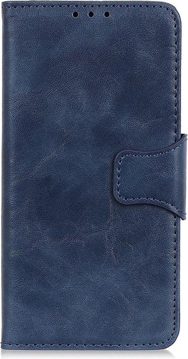 Shop4 - Oppo Reno4 Pro 5G Hoesje - Wallet Case Cabello Blauw
