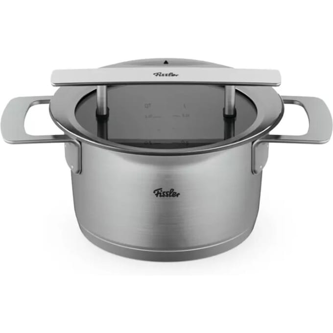 Fissler Phi collection kookpan met downdraft glasdeksel 16cm