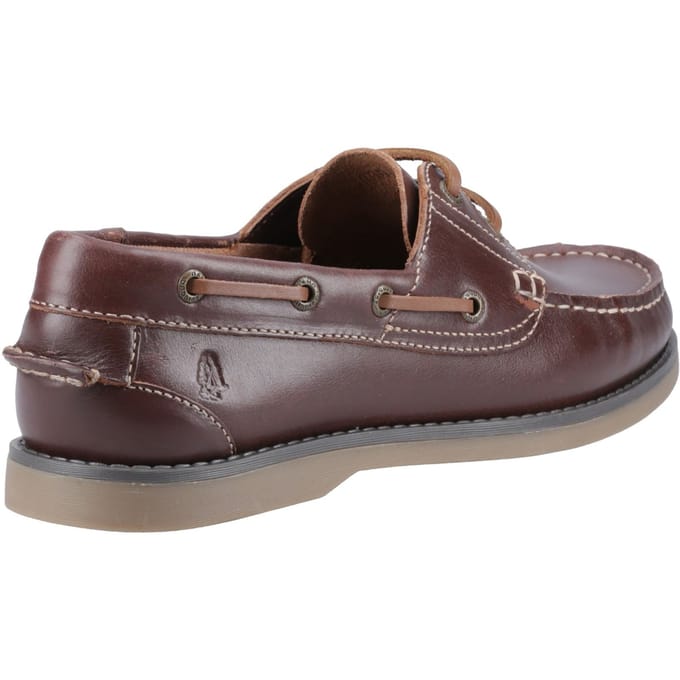Hush Puppies Wilson Leren Heren Bruine Bootschoenen