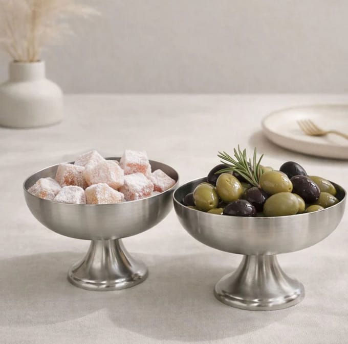 Bavary Aura RVS Stalen Snack Bowls 150ML