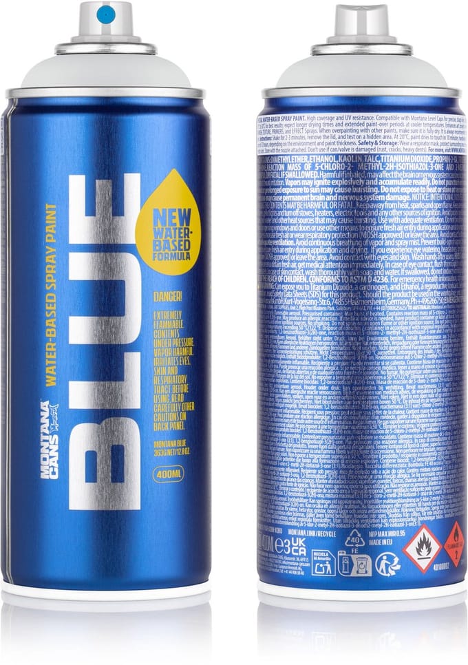 Montana BLUE Sports Grey Spuitbus 400ml
