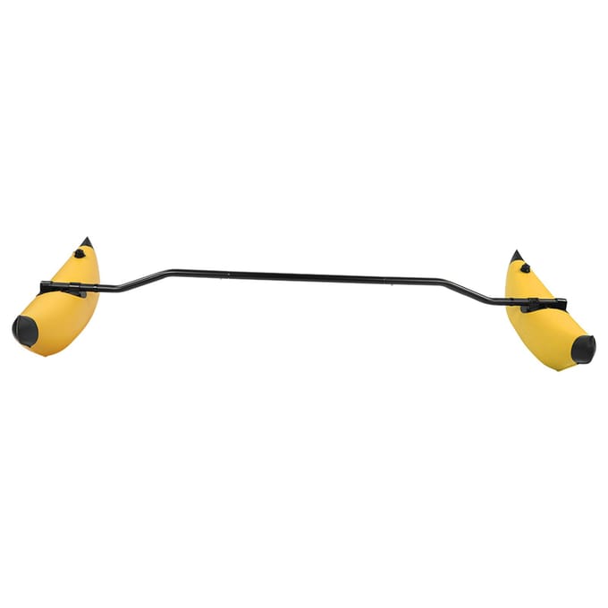 Opblaasbare Kajak Stabilisator PVC Kano Outrigger Kit Drijvend Balancerend BootaccessoireGeel blauw