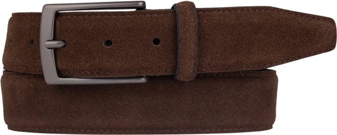 Presly & Sun Heren - Leren riem - Bruin - 85cm