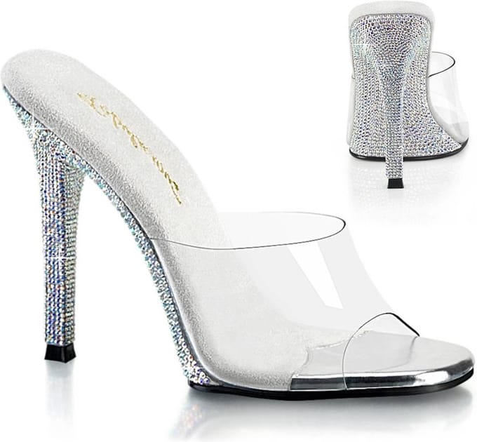 Fabulicious - GALA01DM Muiltjes met hak - US 9 - 39 Shoes - Transparant