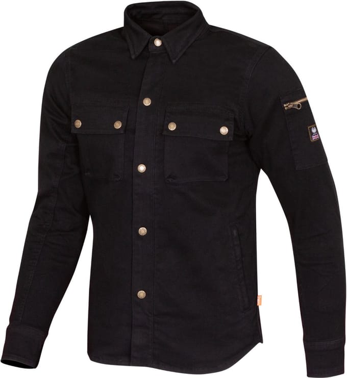 Merlin Brody D3O Zwart Single Layer Motorshirt - Jas
