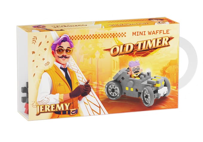 Mini wafel blokken old-timer Jeremy - Marioinex - vanaf 6 jaar