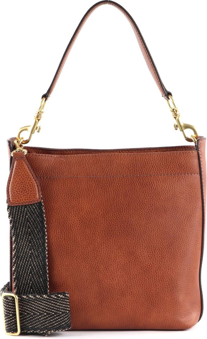 GIANNI CHIARINI Leren Schoudertas Tea Shoulderbag Brown Bruine
