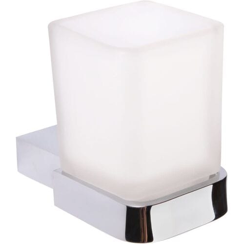 Bravat New York glass holder with satin glass 853410