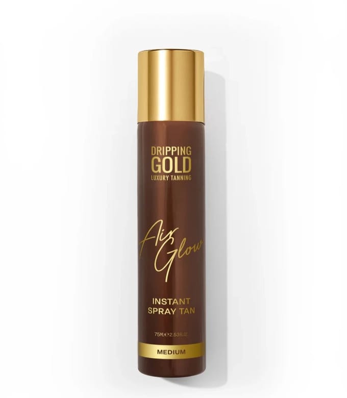 Dripping Gold | Air Glow Instant Airbrush Tan Medium - 75ml - Vegan