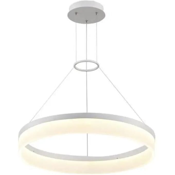 Hangende LED design rond 24W (Vgl. 192W) wit