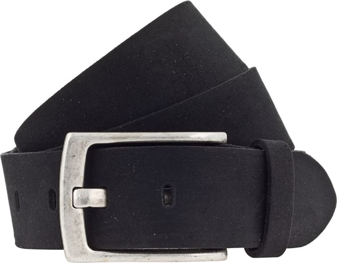 Vanzetti Leren Riem 40mm Leather Belt W100 Black Zwart