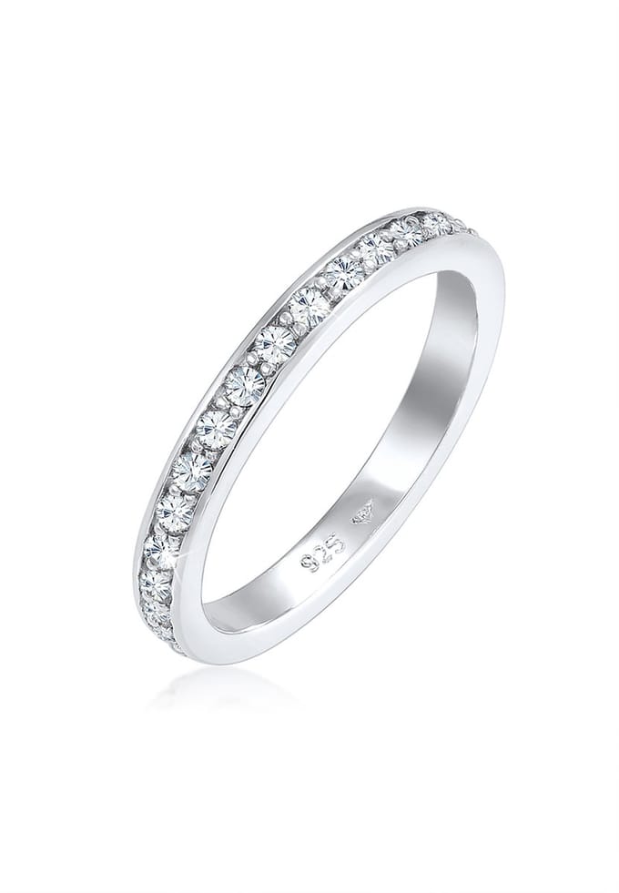 Elli damesring 925 zilver 28 kristal 64 Zilver 32020151