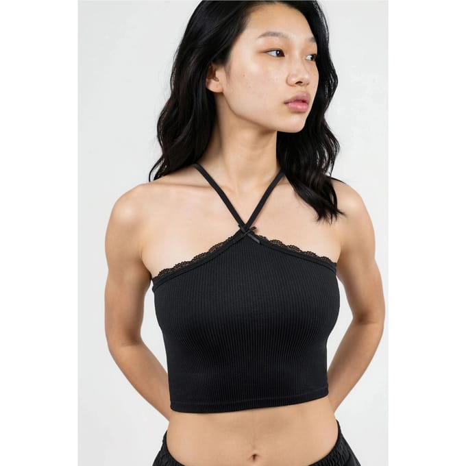 Halternek Ribbel Croptop
