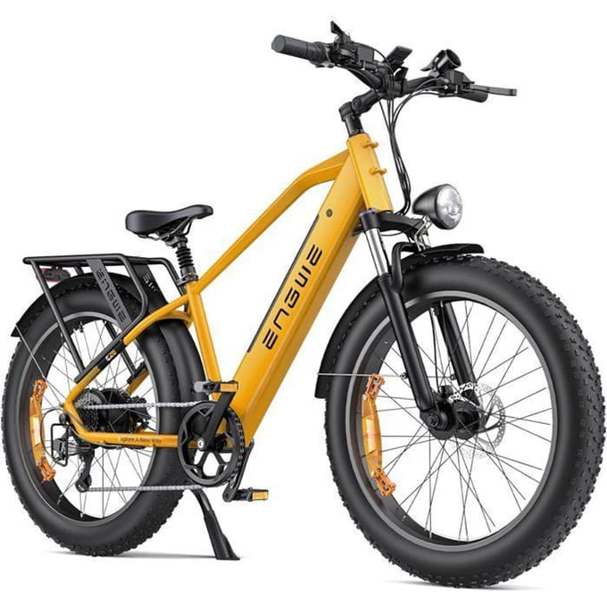 Elektrische fiets - ENGWE - E26 - Actieradius 140 km - Motor 250 W - Aluminium frame geel