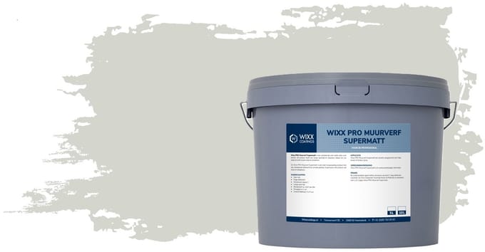 Wixx PRO Muurverf Supermatt - 5L - RAL 9002 Grijswit