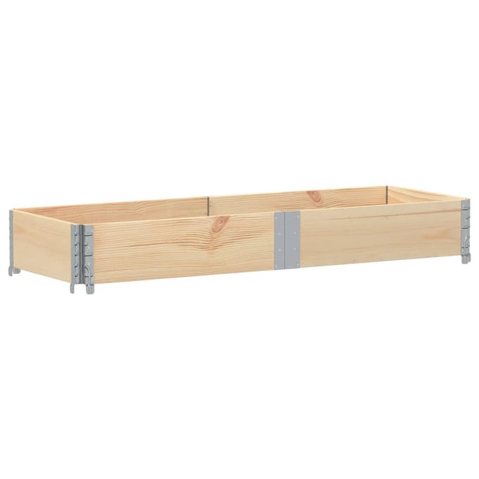 vidaXL Palletopzetrand 150x50 cm massief grenenhout