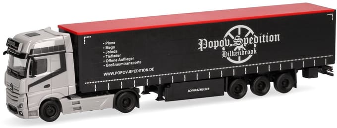 Mercedes Benz Actros L G. G.Sz. Popov Spedition