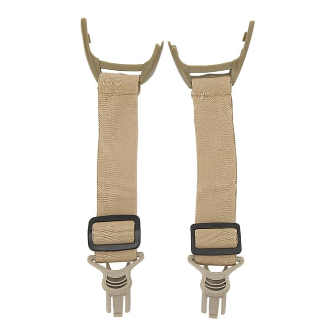2 Pièces Sangle de Lunettes de Chasse Extensible Confortable Bande Élastique pour Lunettes de Chasse pour Rail Rapide sable