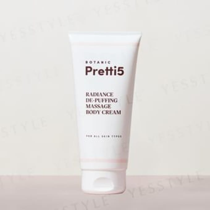 Botanic Pretti5 - Radiance De-Puffing Massage Body Cream 180g