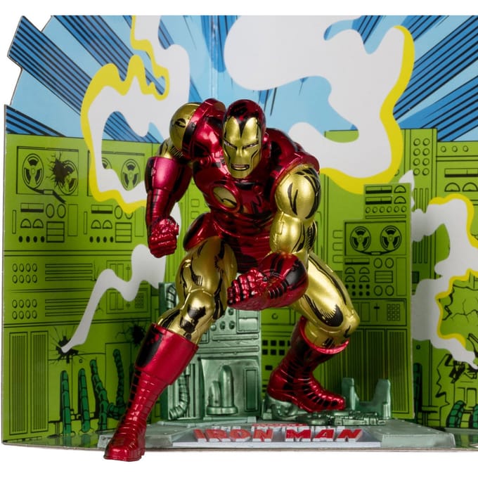 McFarlane Toys Marvel PVC Statue 1/10 Iron Man (The Invincible Iron Man #126) 11 cm Action Figuur