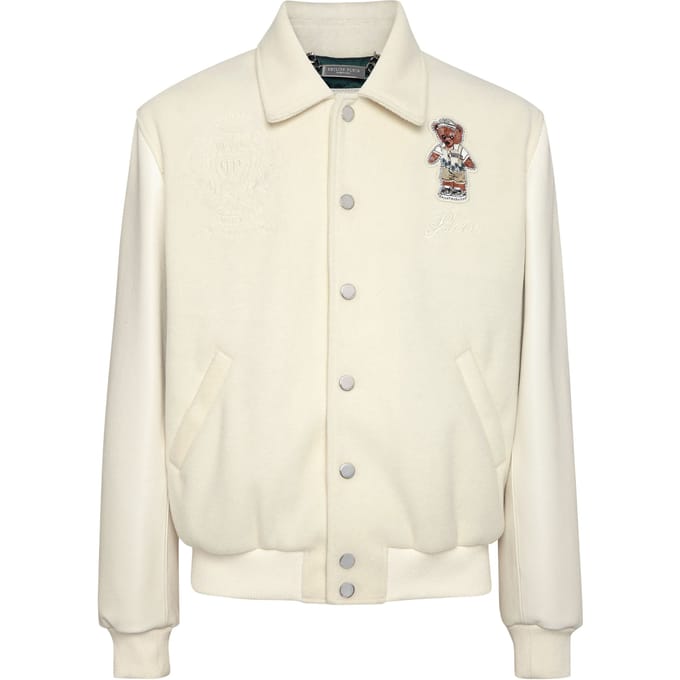 Leren Bomber Teddy