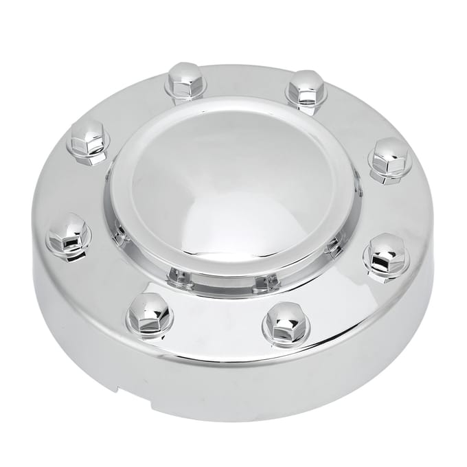 Dubbele Verchroomde Voorste Midden Naafdop Wieldeksel 68081010AB Vervanging voor Dodge Ram 3500 2011?2013 white