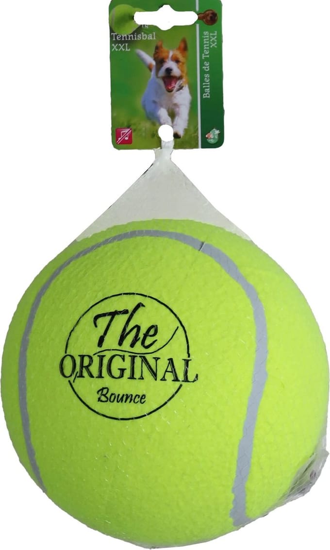 Boon Hondenspeelgoed Tennisbal Bounce Opblaasbaar XXL - 18 cm