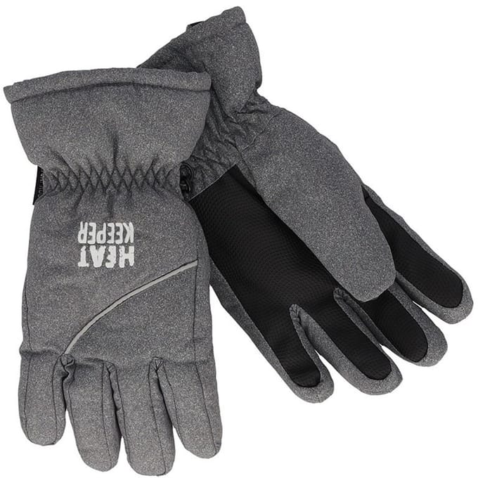 Heatkeeper Kinder Ski Handschoenen Grijs-5-8 jaar