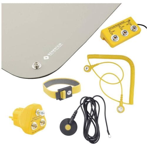 BERNSTEIN Tools for Electronics ESD-handlingset Grijs
