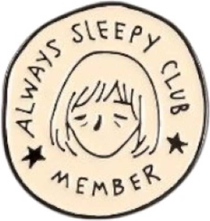 Pin Broche - enamel pin - kledingspeld - Always sleepy club