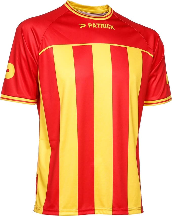 Patrick Coruna Shirt Korte Mouw Kinderen - Rood / Geel | 9/10
