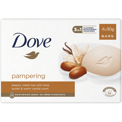 Dove zeeptabletten sheaboter 4 x 90 g