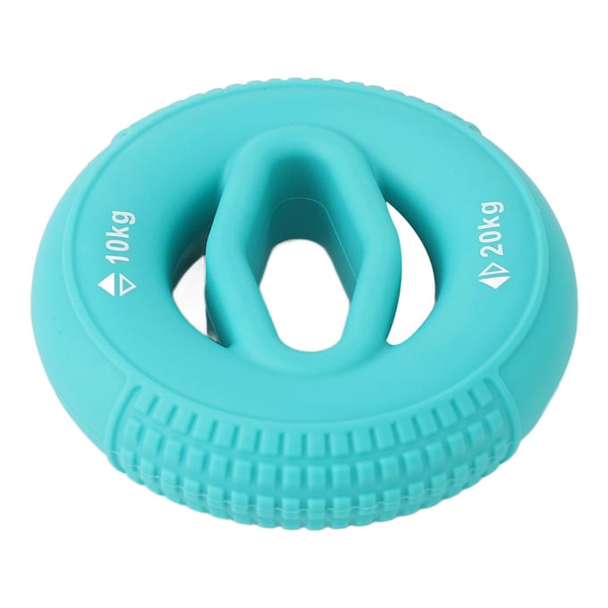 Knijpkracht Trainer Ring Siliconen Hand Onderarm Versterker Pols Training Decompressie Hol blue