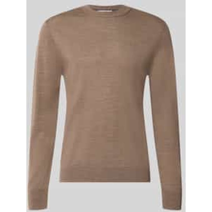 Regular fit pullover van pure wol