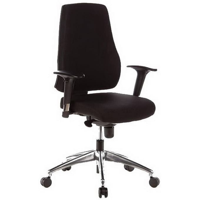 hjh office Pro-Tec200 - Bureaustoel - Stof - Zwart