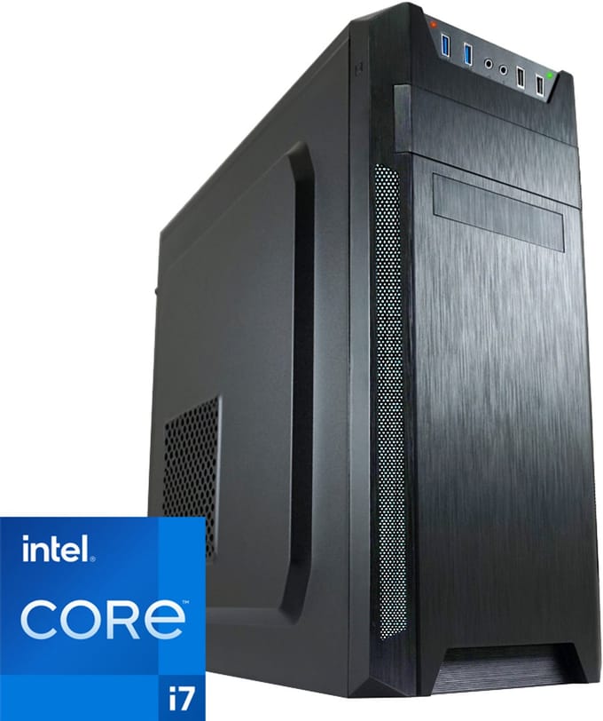 GMR Intel Complete PC met i7 Office PC - Business Office Computer | 16 GB RAM | 512GB SSD | USB 3 | Windows 11 Pro | WiFi-Bluetooth