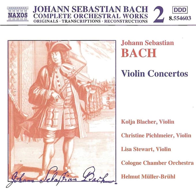 Cologne Chamber Orchestra, Helmut Müller-Brühl - J.S. Bach: Violin Concertos (CD)