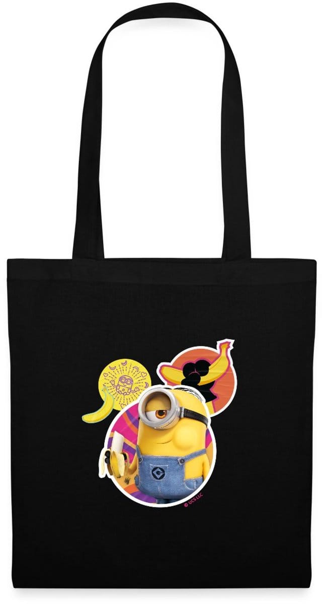 Minions Stuart Met Banaan Tas Van Stof Schoudertas