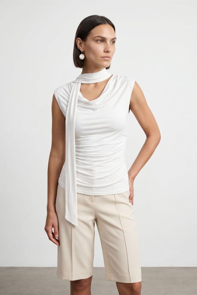 Mouwloze Coltrui Jersey Blouse