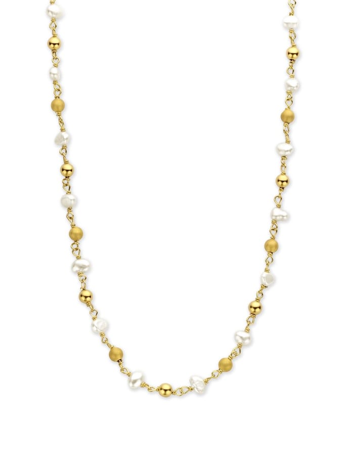 Casa Jewelry Collier Riva Parel - Goud Verguld