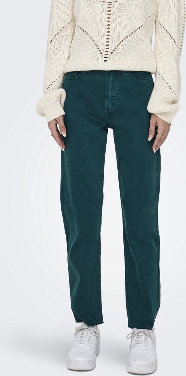 ONLY - ONLEMILY HW ST RW CRPANK DNM COL NOOS - Dames - Jeans