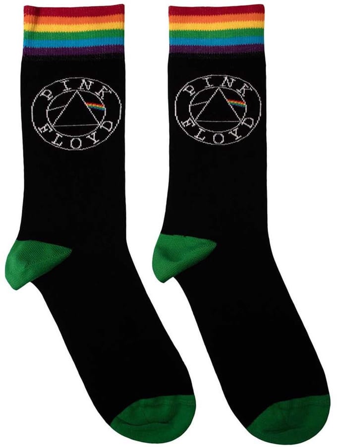 Pink Floyd - Circle Logo Enkelsokken - Zwart