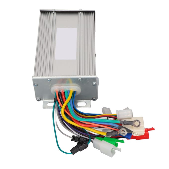 36V48V 500W Universele Borstelloze Snelheidsmotorcontroller met 12 Buizen voor Elektrische Dubbele Modus white